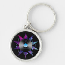 Record Key Chain