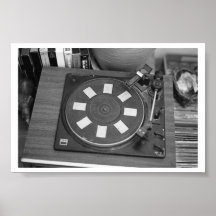record player print
