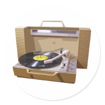 Record Player sticker