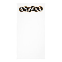 Record Row Brown - Orange Photo Cards