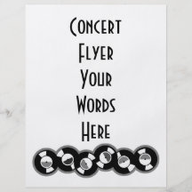 Record Row Grey Custom Flyer
