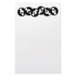 Record Row Grey stationery