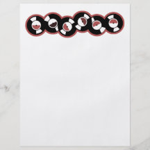 Record Row Red Personalized Flyer