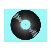 Record - You spin me right round baby Postcard