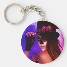 Recordando los Muertos Keychain