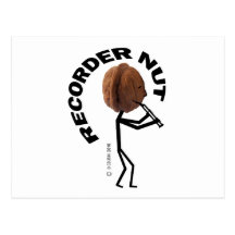 Recorder Nut Post Cards