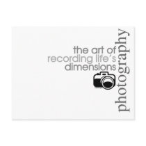 Recording Life's Dimensions Post Card