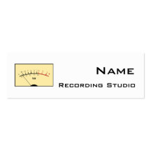 Recording Studio Business Card