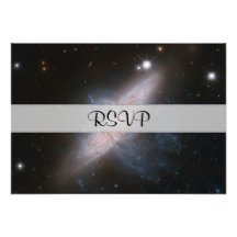 Recouvrement galactique invitation personnalisable