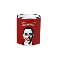 RECOVERY WHEN OBAMA LOSES HIS JOB COFFEE MUG