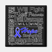 Rectal Cancer Fight Persevere Overcome Win Magnets