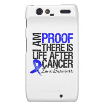 Rectal Cancer Proof There is Life After Cancer Motorola Droid RAZR Covers