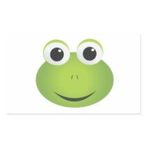 Rectangle Frog Stickers