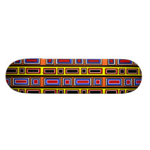 Rectangle patterned skateboard