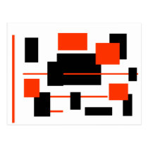Rectangular Pattern 18 postcards