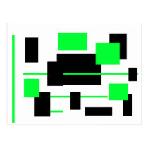 Rectangular Pattern 24 postcards
