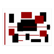 Rectangular Pattern 3 postcards