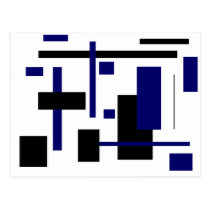 Rectangular Pattern 4 postcards