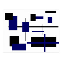 Rectangular Pattern 5 postcards