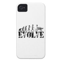 Recumbent Bicycle Evolution Fun Sports Art iPhone 4 Case-Mate Case