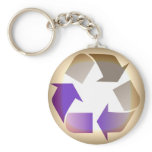 Recycle #2 keychains