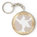 Recycle #3 keychains