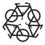 Recycle Bicycle Logo Symbol stickers