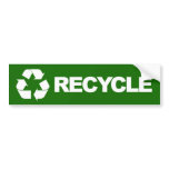 Recycle bumper stickers