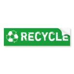 Recycle bumper sticker