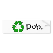 recycle bumper stickers