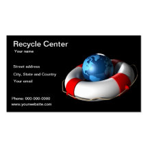 Recycle Center business card
