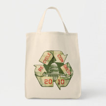 Recycle Congress Anti-Incumbent Gear Canvas Bag