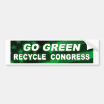 Recycle Congress Bumper Sticker