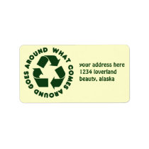 Recycle labels