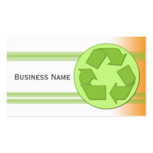 Recycle Design Business Card Template