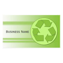 Recycle Design Business Card Templates