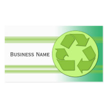 Recycle Design Business Cards