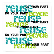 Recycle Do  Your Part T-shirts and Gifts posters