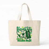 Recycle Dog Canvas Bag