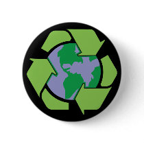 Recycle Earth Button