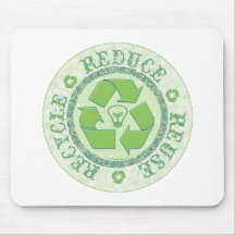 Recycle Earth Day Gear Mouse Pads