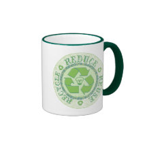Recycle Earth Day Gear Mugs
