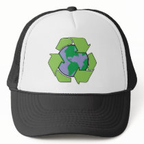 Recycle Earth Mesh Hats
