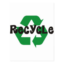 Recycle Ecologist Products & Designs! Postcard
