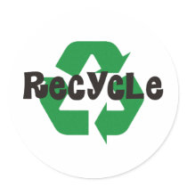 Recycle Ecologist Products & Designs! Round Stickers
