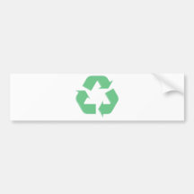 Recycle Ecology Products & Designs! Bumper Stickers