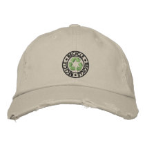 Recycle Embroidered Baseball Caps