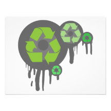 Recycle exclusive products! personalized invitation