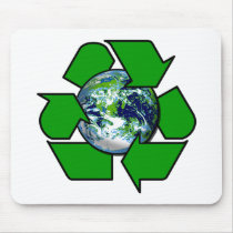 Recycle for Planet Earth Mouse Mats