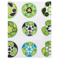 recycle go green flyer